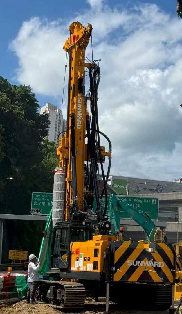 硬核首秀！k豆钱包智能SWDTH800大直径潜孔锤钻机进击香港市场