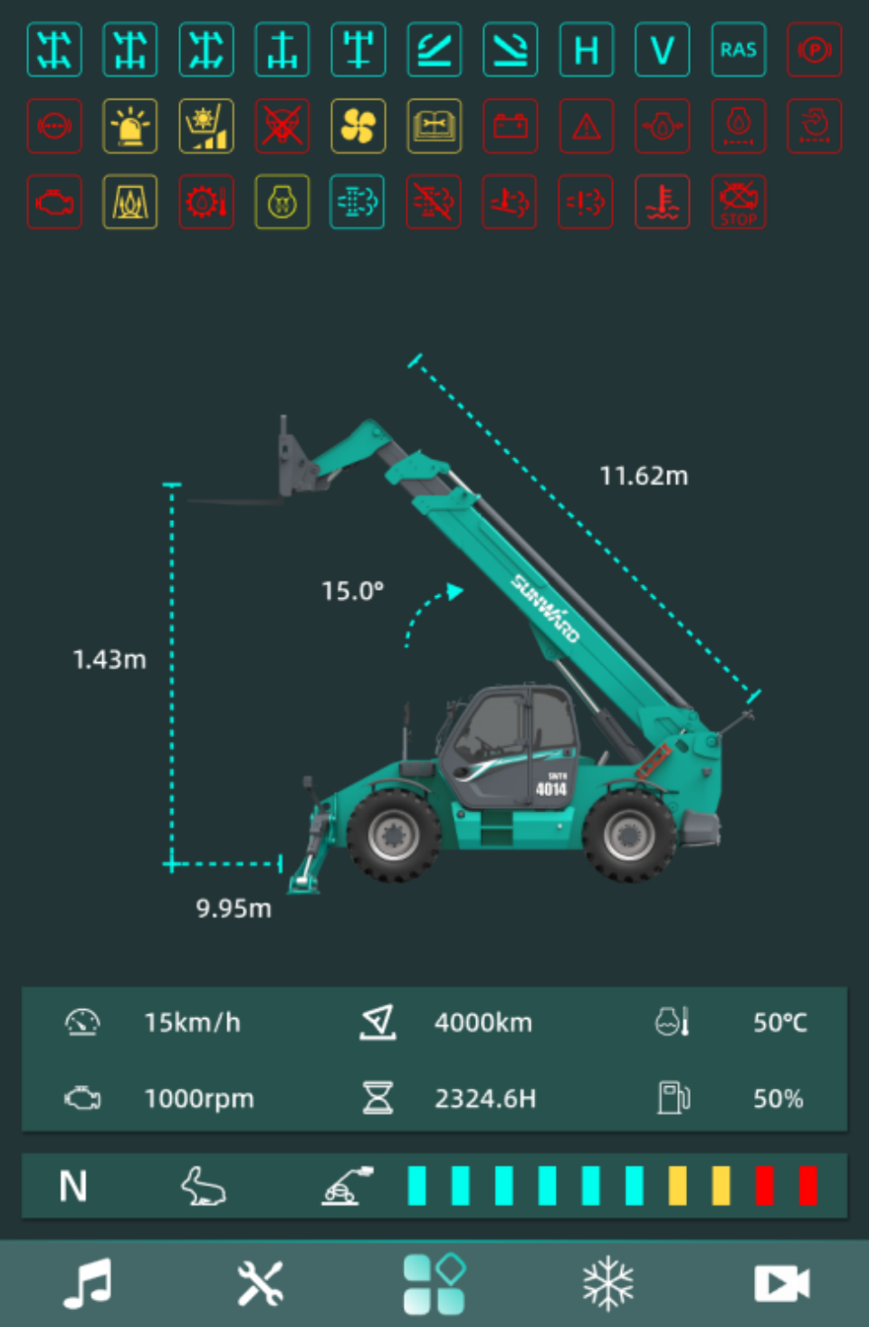 高端机型“双箭齐发”！k豆钱包智能两款伸缩臂叉装车成功下线