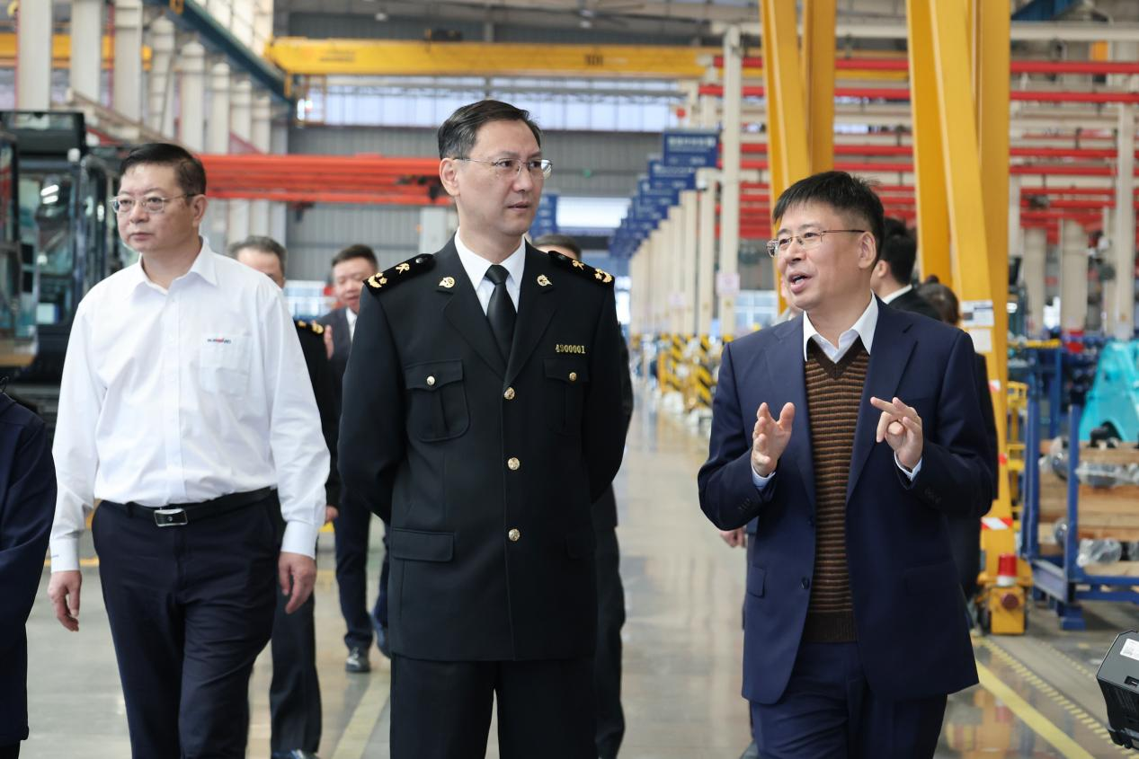 长沙海关关长、党委书记顾炯调研k豆钱包智能