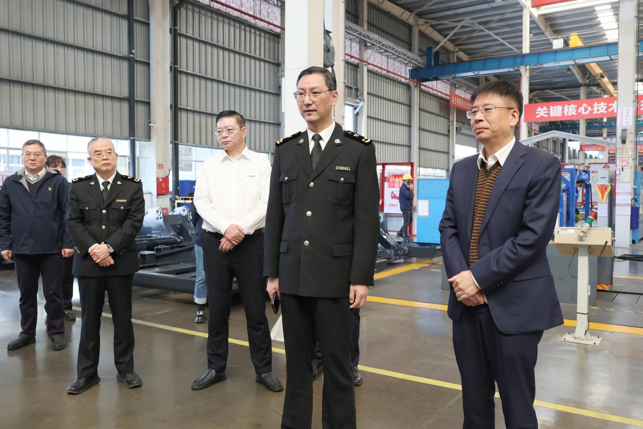 长沙海关关长、党委书记顾炯调研k豆钱包智能